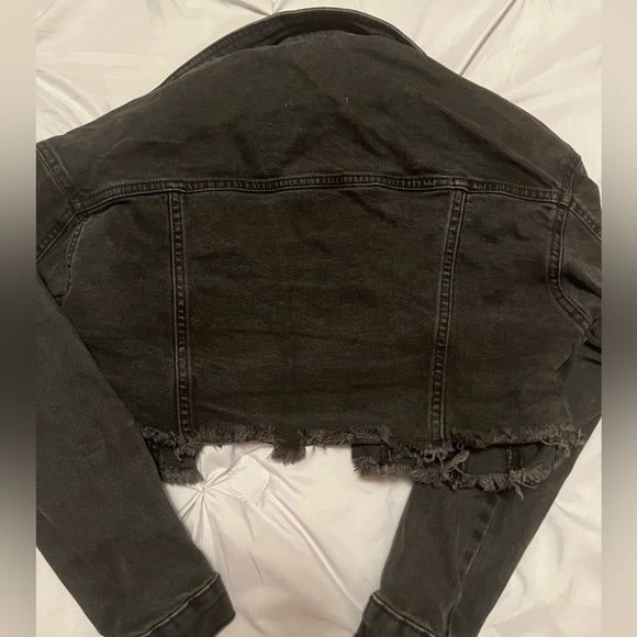Garage Black Denim Jacket | XS - Picture 2 of 2